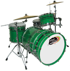 MMC Drums Green Racer Custom Drums